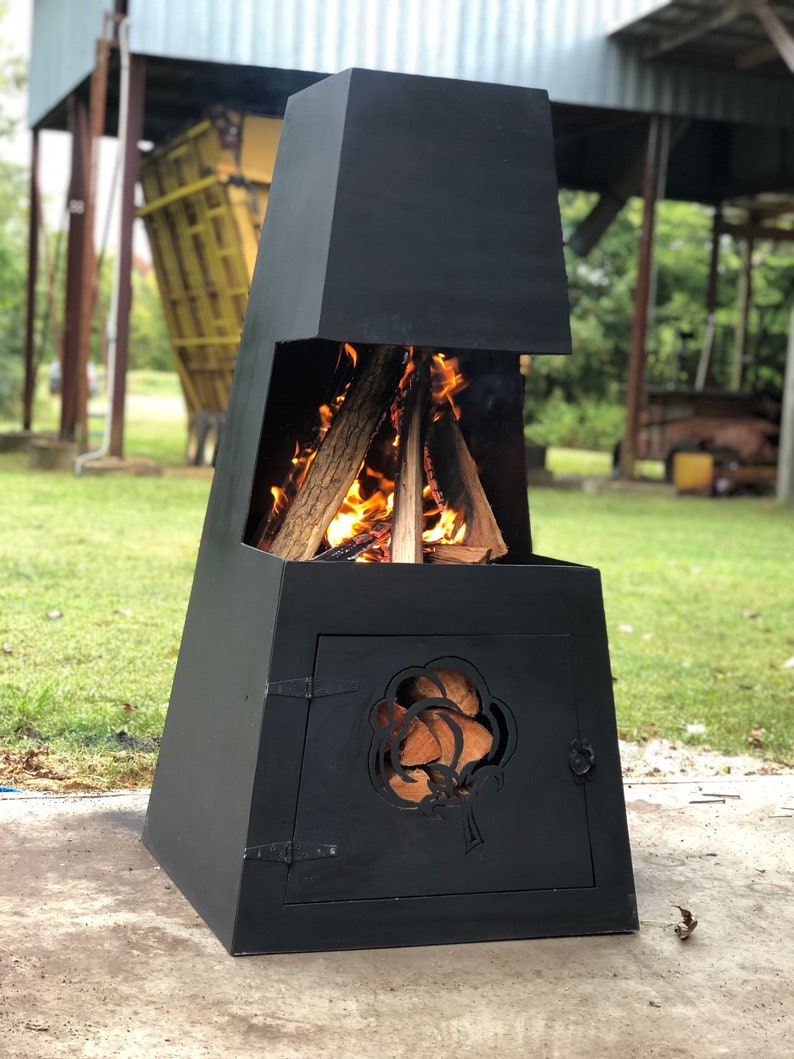 Chimenea al aire libre de fogata personalizada | Etsy