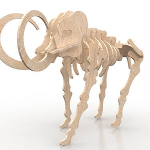 Rompecabezas 3D de dinosaurio gigante Mamut - ¡Envío gratis!