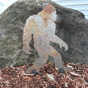 Big Foot Rustic Yard art garden stake