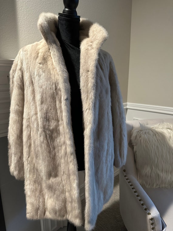 Vintage Champagne Mink Coat by Pelta Furs - Etsy Australia