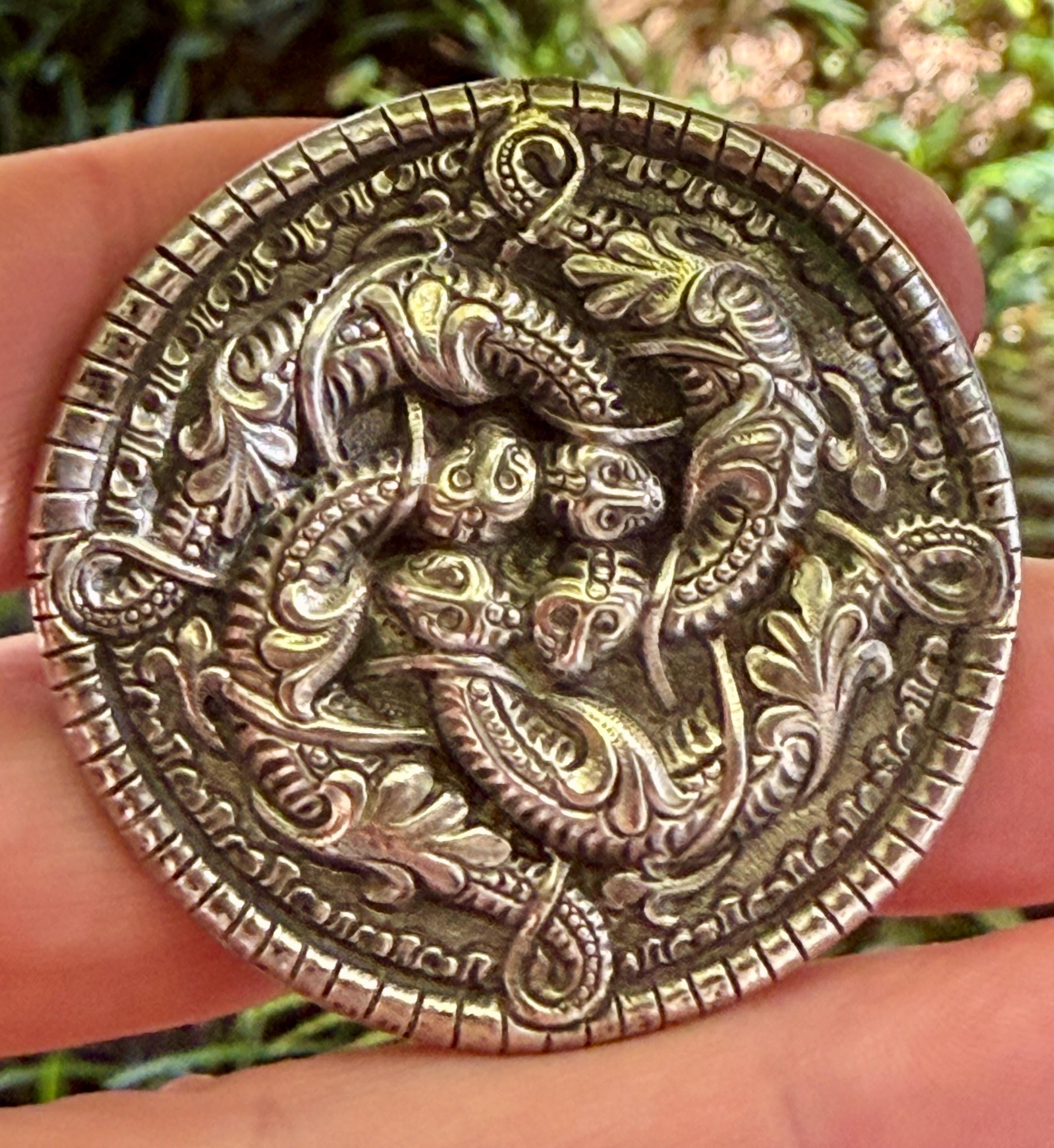 Antique Silver 830 Henrik Moller Norway Kalad Fish Brooch - Etsy