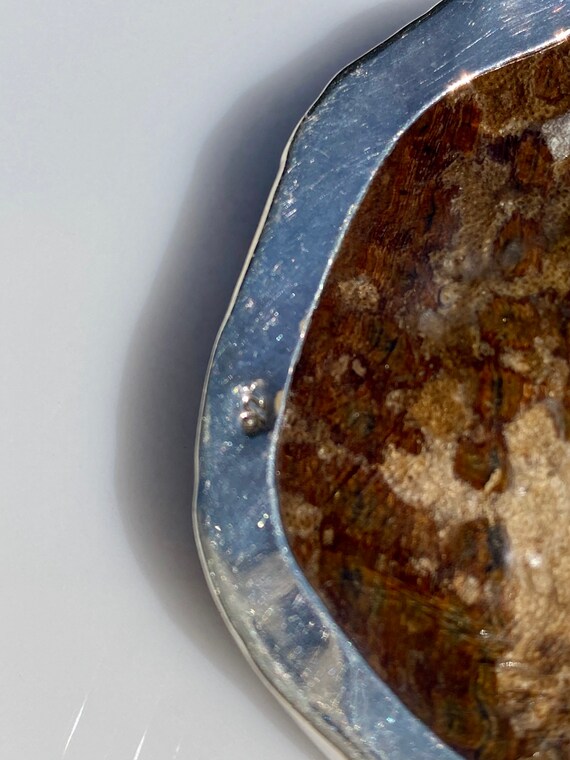 Abalone Shell Lapis Lazuli Sterling Silver Pendan… - image 7