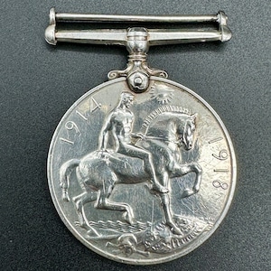 1914 - 1918 Silver British War Medal WW1