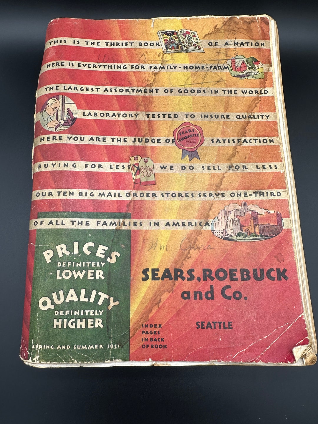 1931 Sears, Roebuck & Co Catalog Seattle Etsy