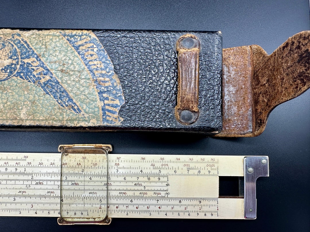 Log Log Duplex Decitrig Slide Ruler in Original Leather Case C 1940s - Etsy
