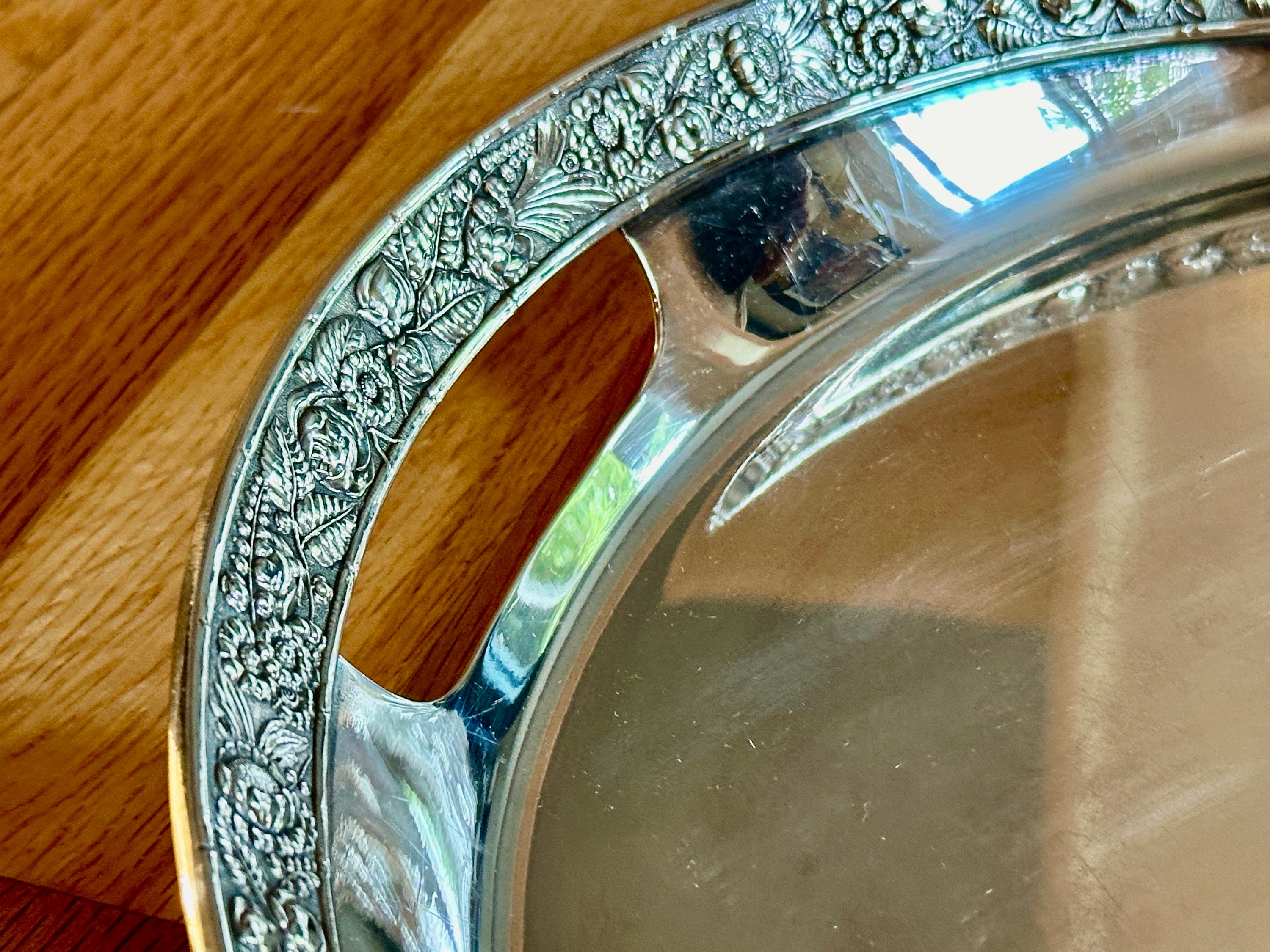 Large Gorham Co Silver Soldered Serving Tray C1900 - Etsy