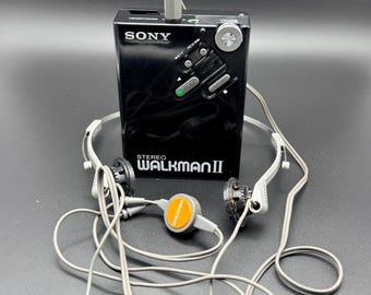 Vintage 1981 Sony Walkman II with headphones