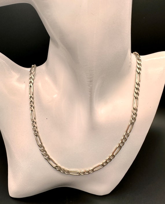 Italian Sterling Chain Necklace - 20” - image 1