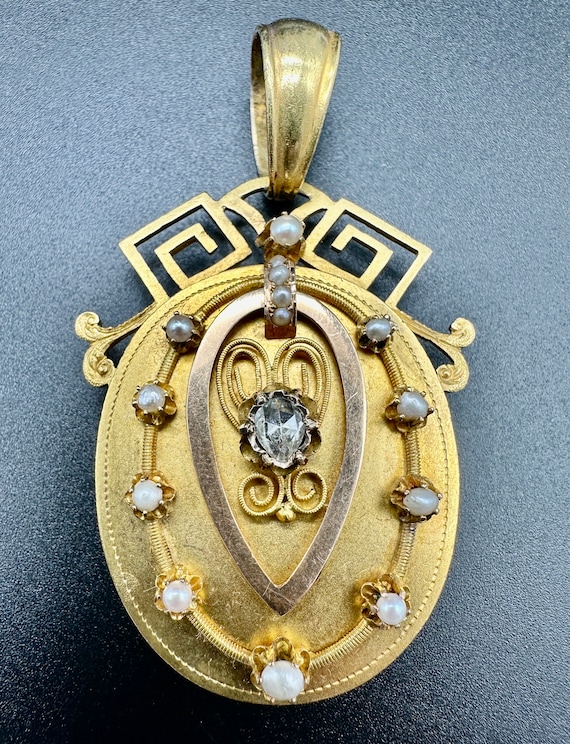 Appraised - Antique Victorian 14k Gold, Diamond & 