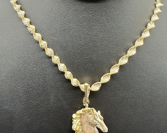 Signed & Numbered Sterling Seahorse Pendant Necklace!