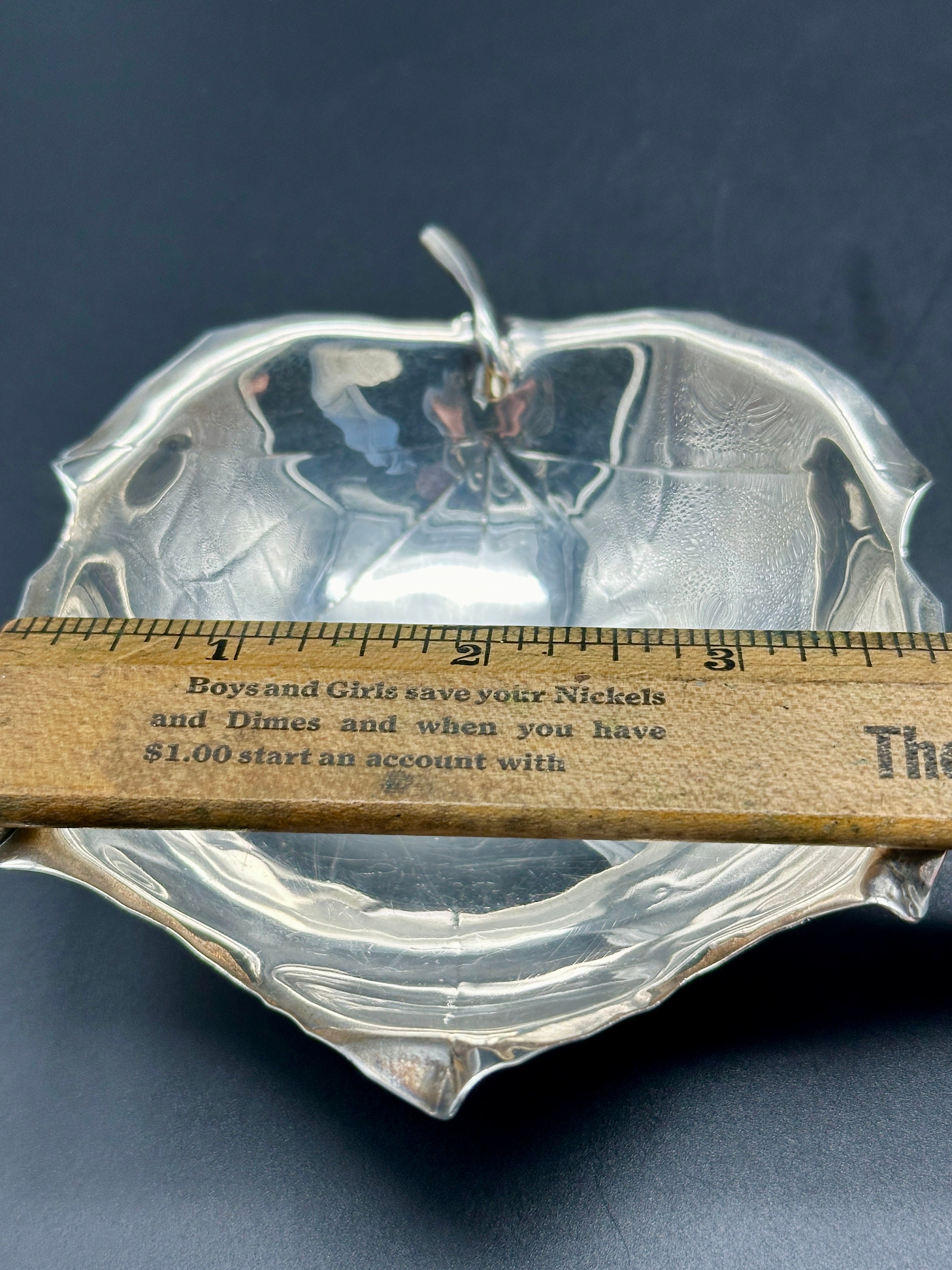 Vintage Sciarrotta Sterling Hand Shaped Leaf Dish - Etsy