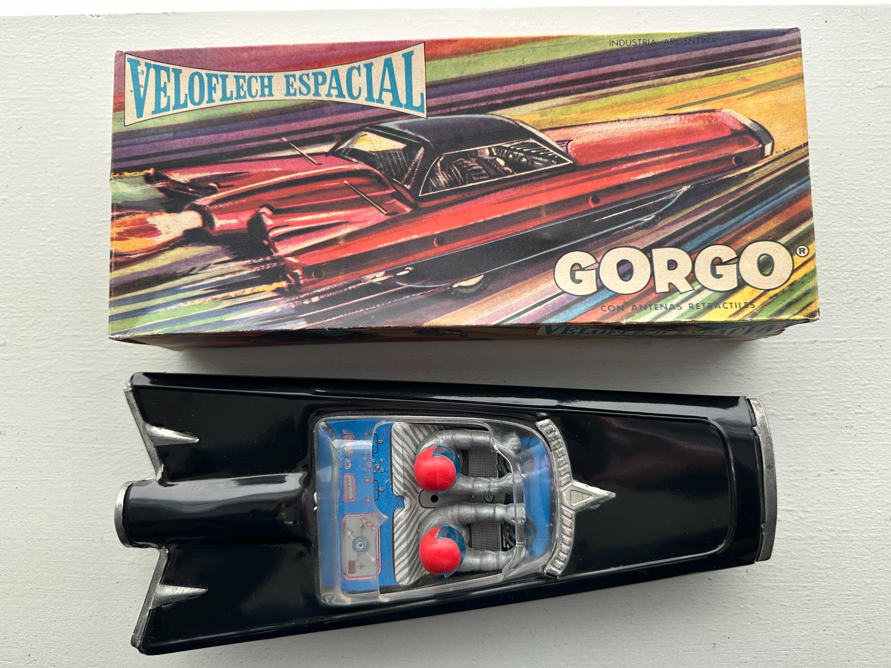 Rare 1960 Veloflech Gorgo Ford Gyron Space Tin Car With Box! - Etsy