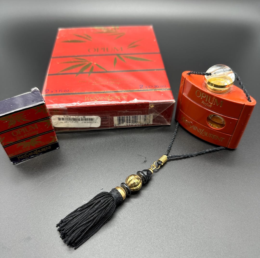 Vintage Opium Yvette Saint Laurent Eau De Toilette Perfumes Set - Etsy