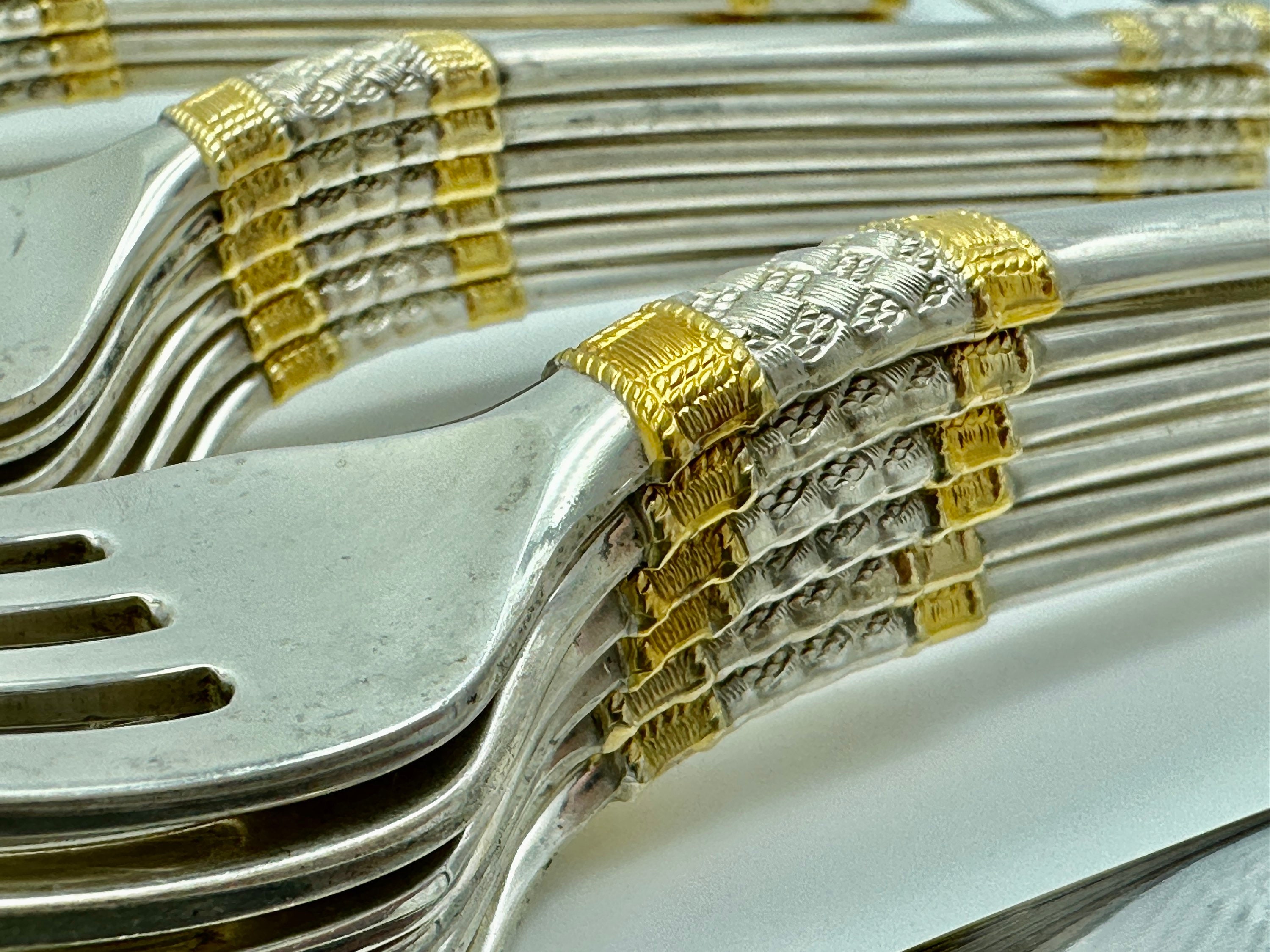 Sterling Aegean Weave Wallace Flatware 36 Pieces!