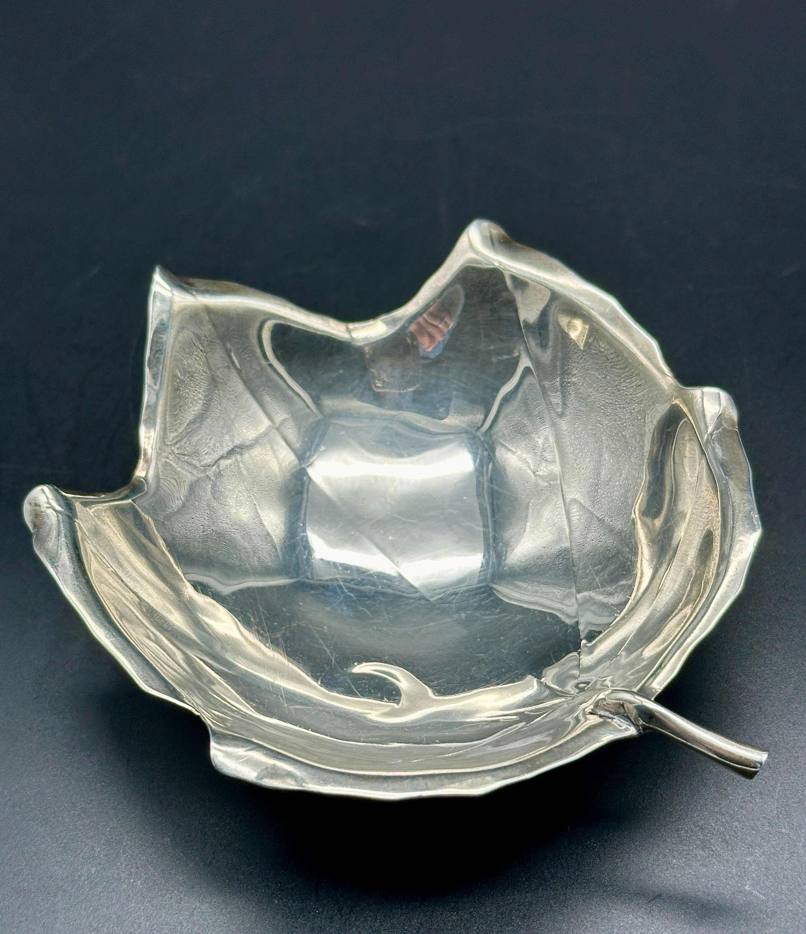 Vintage Alfredo Sciarrotta Hand Made Sterling Silver Tobacco