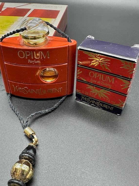 Vintage Opium Yvette Saint Laurent Eau De Toilette Perfumes Set - Etsy