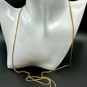 18k Italy Unoaerra Chain Necklace - 32” Length!