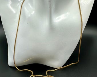 18k Italy Unoaerra Chain Necklace - 32” Length!