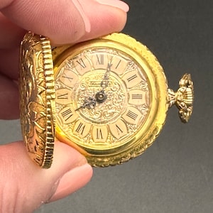 Famous Brand Swiss Pendant Watch - Vintage Mid Century manual wind - works!