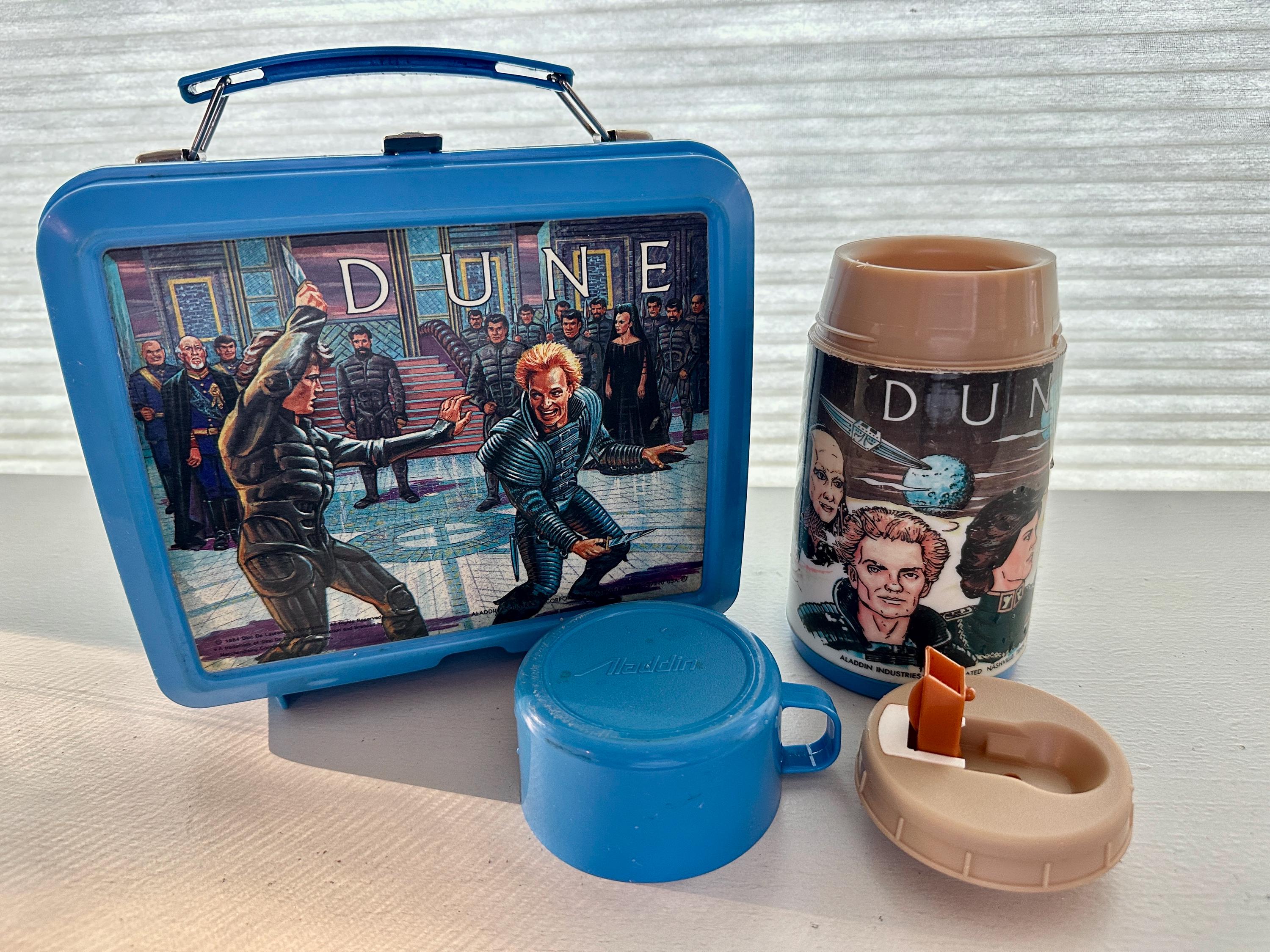 Vintage 1984 Dune Lunchbox and Thermos - Very Clean - Etsy