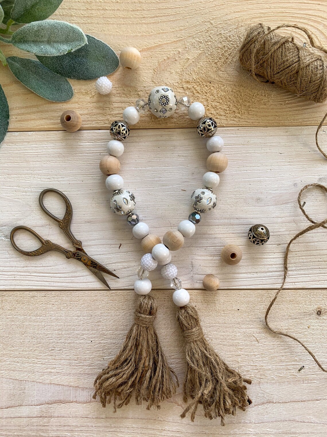 Home Decor Beads Wedding Decor Casa Beads Farmhouse Etsy