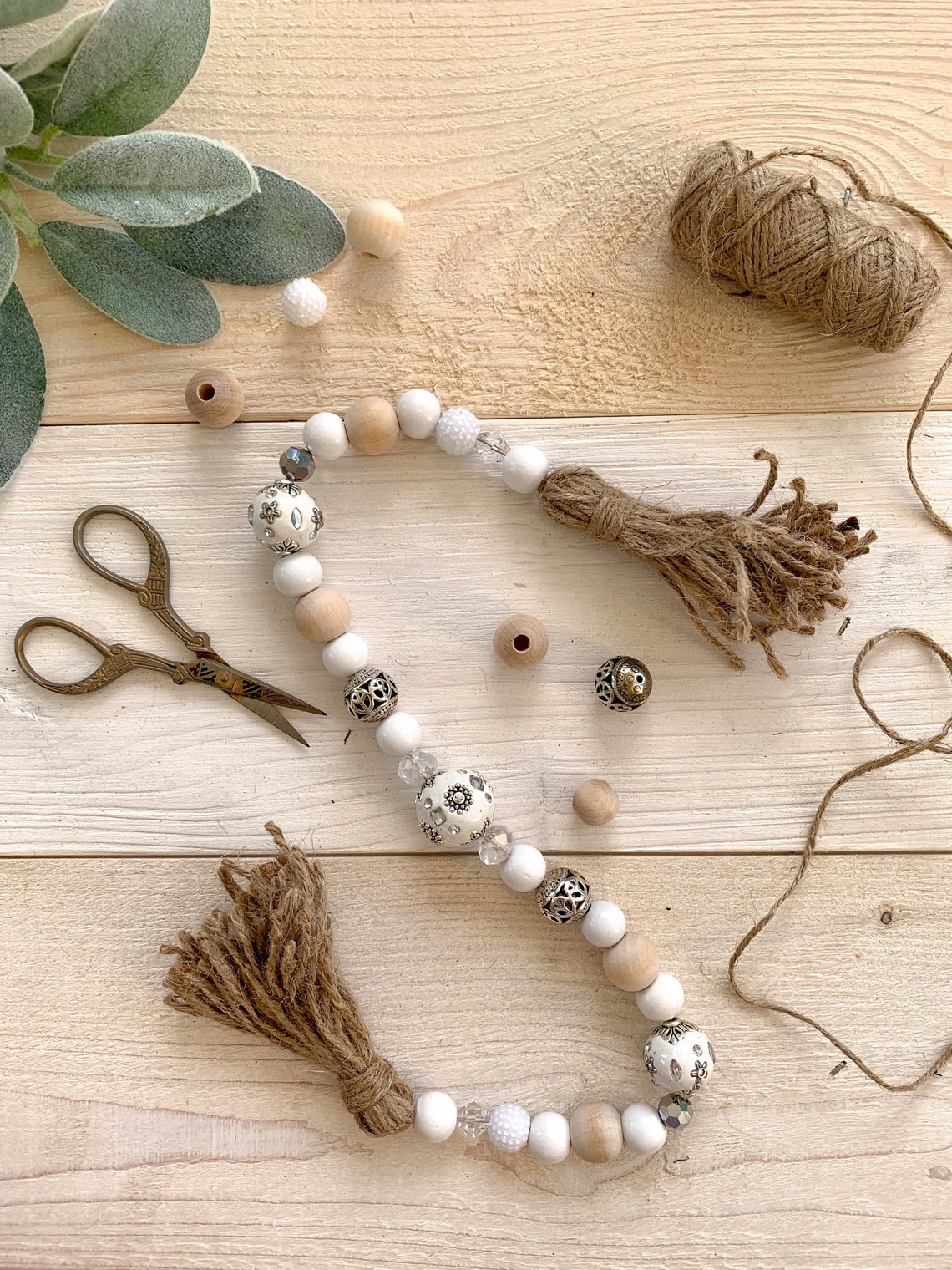 Home Decor Beads Wedding Decor Casa Beads Farmhouse Etsy