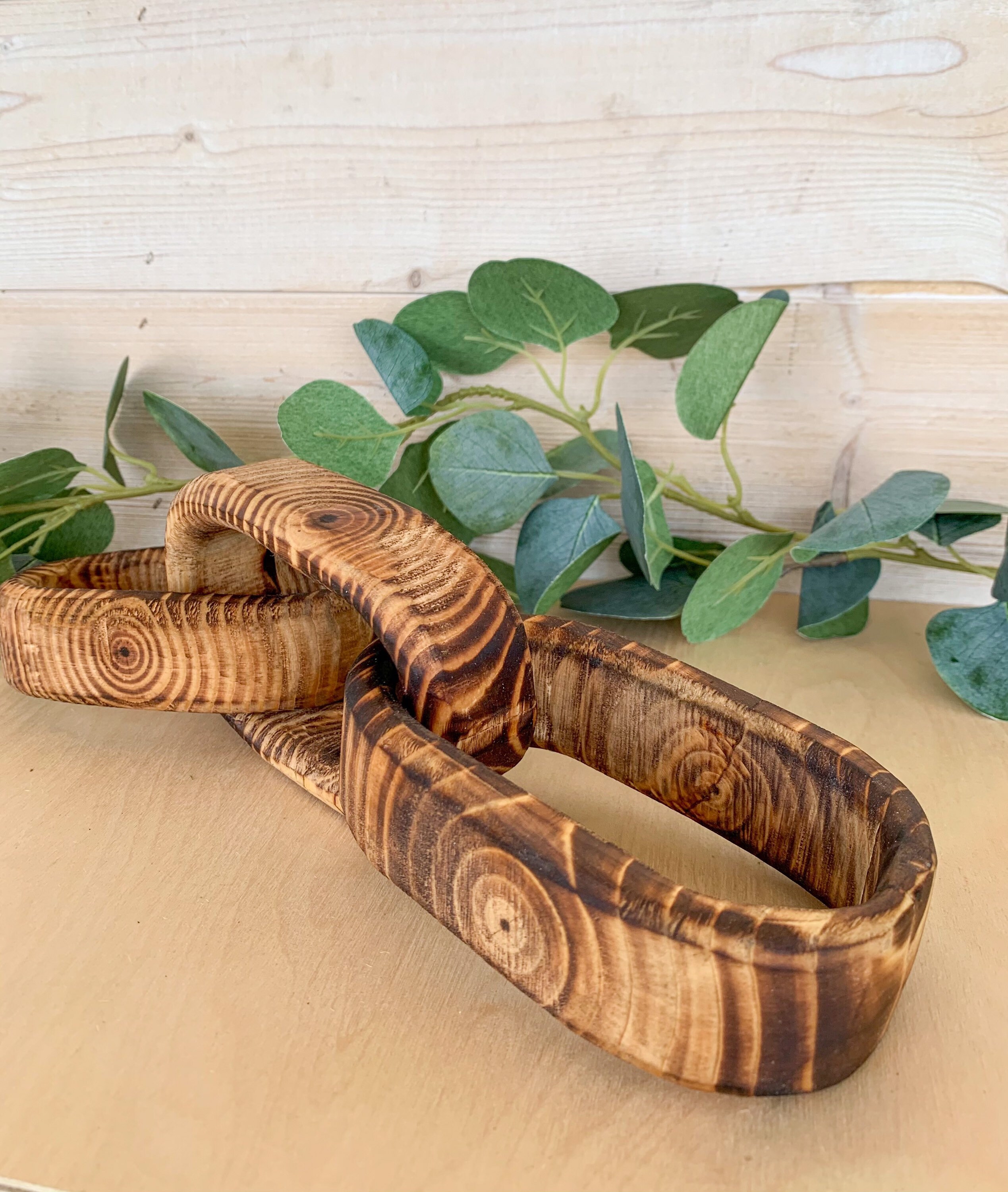 Cadenas de enlace de madera decorativa / Decoración de madera Etsy Cadenas de enlace de madera decorativa / Decoración de madera Etsy