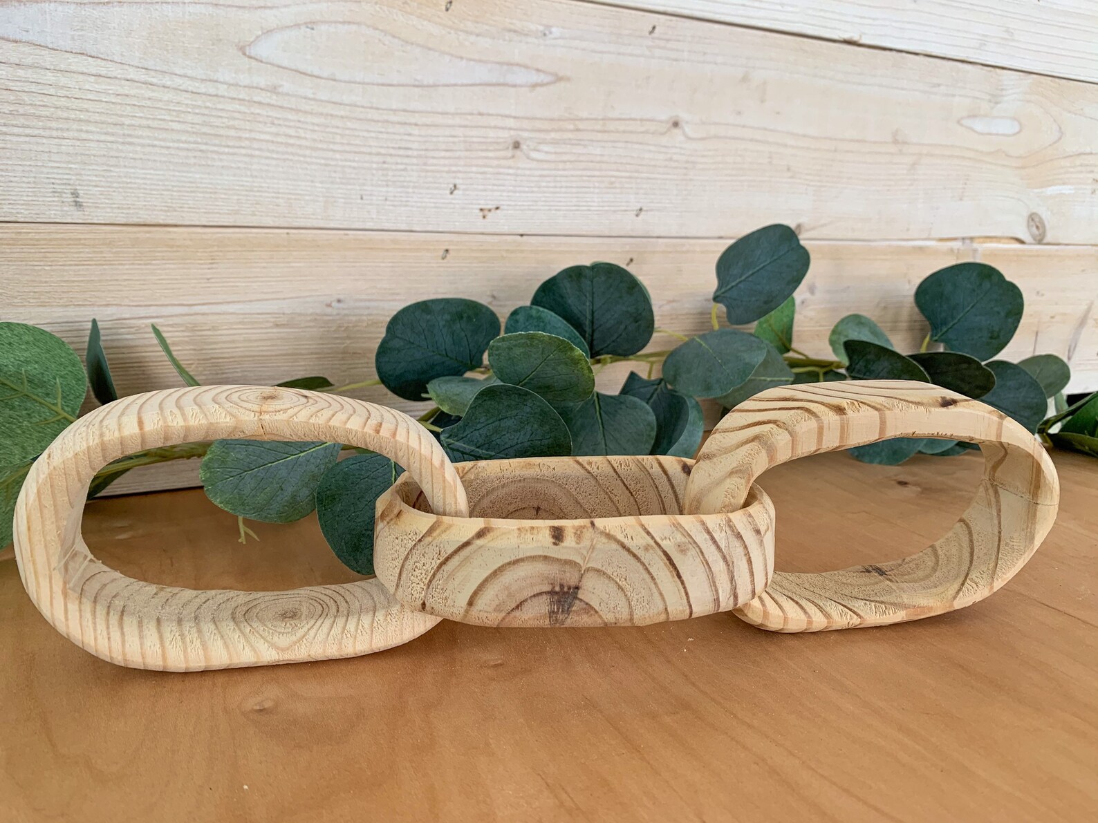 Wood Chain Chain Link Decor Decorative Wood Links Chain Etsy