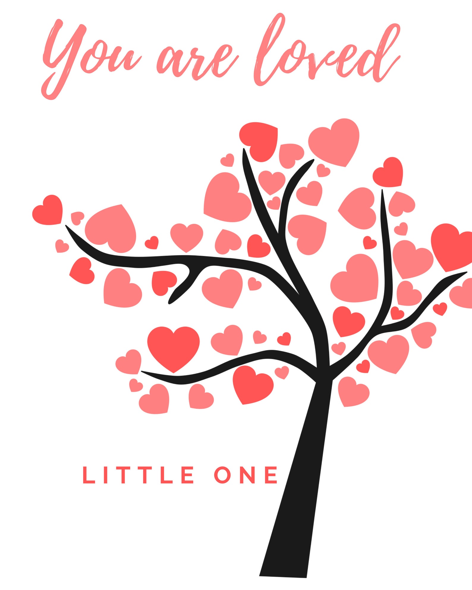 You Are Loved Little One, Digital Download, Printable Art Etsy