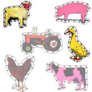 Farm E-Z Sew Nähkarten, PDF herunterladbare Muster in voller Größe