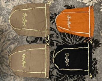 One Batch Of Specialty Flavors Crown Royal Bags For Crafts, Quilting, Cosplay