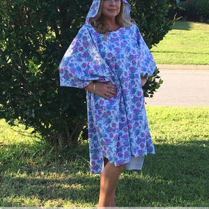 Full Figure / Plus Size Convertible Beach Towel/Coverup PDF Sewing Pattern image 1