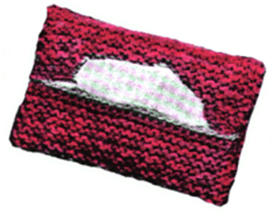 Knitted Tissue Holder Pattern, Tissue Holder Pattern, Easy Knitted