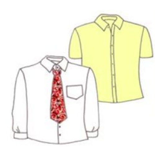 Big and Tall Men's Dress Shirt Pattern 