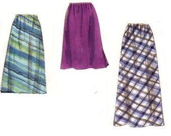 Misses Straight Skirt Or Flare Skirt PDF Sewing Pattern