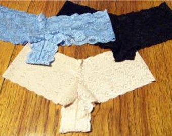 Custom Fit Misses Size Boy Legs Lace Panties PDF Pattern