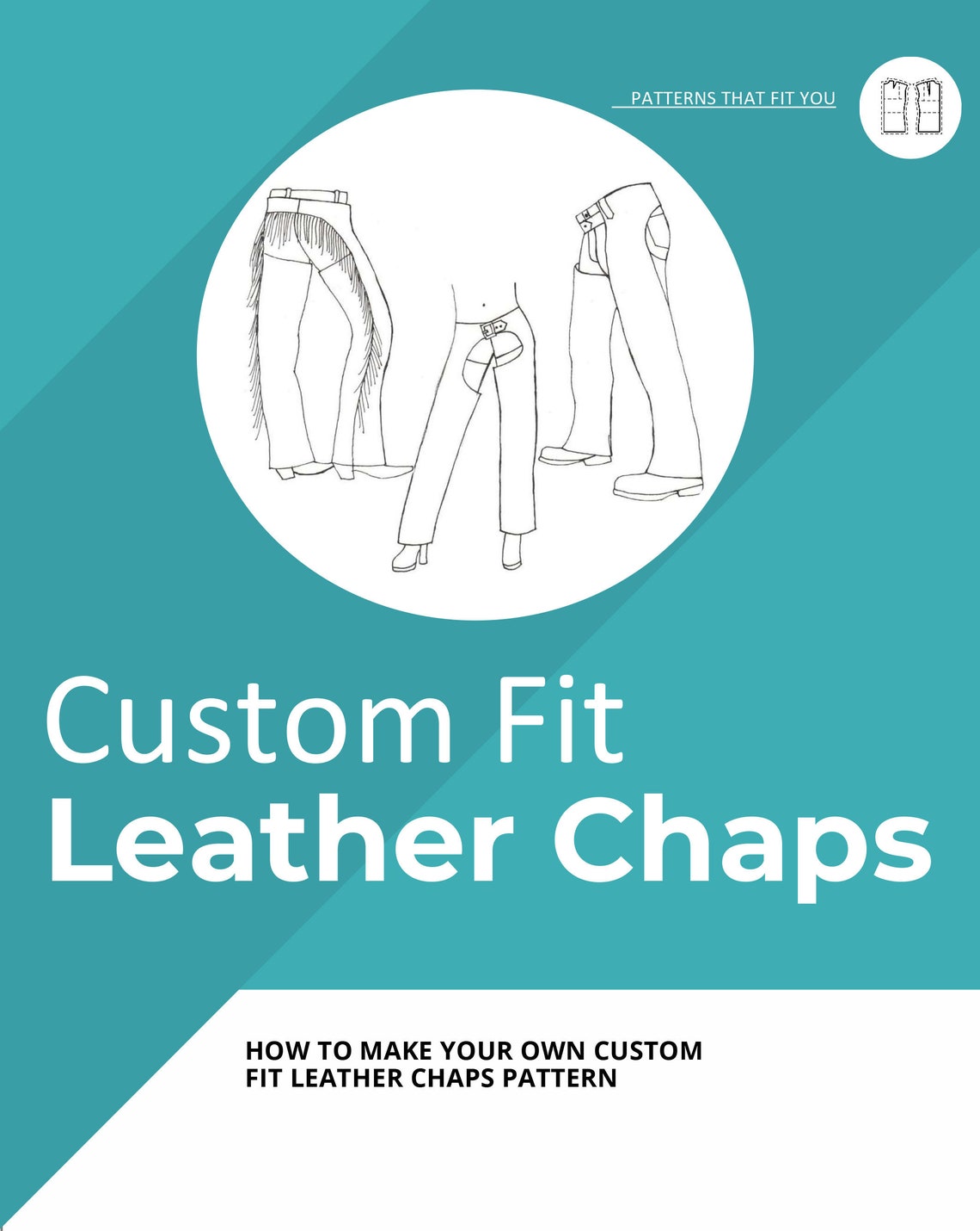 Custom Fit Leather Chaps Pattern Instructions | Etsy