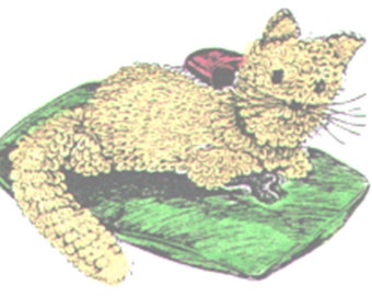 Crochet Toy Kitten Pattern, Playful Crochet Kitten Pattern, PDF Crochet Pattern,