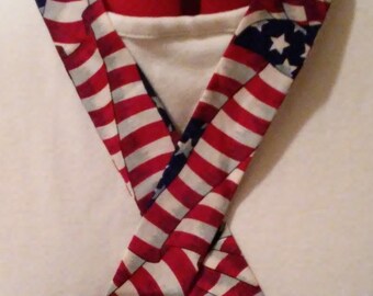 Flag Print Cooling Neck Wrap, Cooling Neck Scarf, Reusable Cooling Bandana Scarf, Non Toxic Gel Neck Cooler, Gift Under 10, Handmade