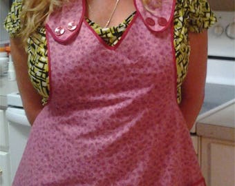 Vintage Wrap Collar Apron PDF Download Pattern