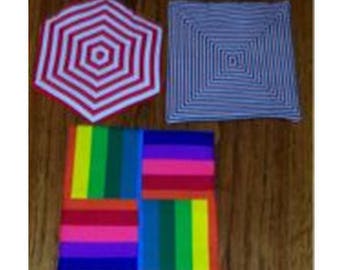 Sizzling Stripe Potholder PDF Sewing Pattern