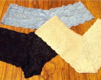 Full Figure Custom Fit Boy Legs Lace Panties PDF Pattern