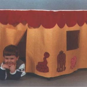 Patrón de costura PDF casita de juegos portátil para niños