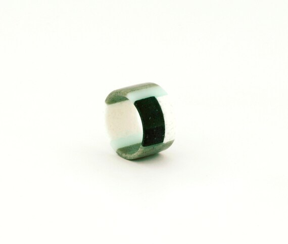 Geometric Band Ring In Hi Macs And Corian Natural Colors Etsy