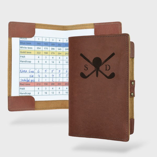 Golf Scorecard Holder Etsy