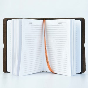 Custom Notebook, Engraved Black Leather, Notepad for Hunting and ...