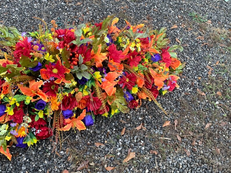 Grave Blanket Gravesite Decoration for Ground Customizable Etsy