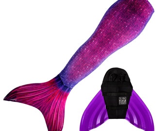 Bali Blush Mermaid Tail + Monofin Set - Teen/Adult