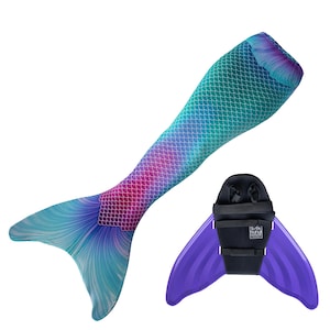 Ariel Mermaid Magic Mermaid Tail + Monofin Set - Teen/Adult/Woman