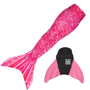 Bahama Pink Mermaid Tail + Monofin Set - Child